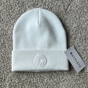 **NWT** Athleta Head Start White Beanie